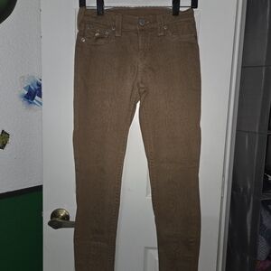 True Religion Golden Women's Skinny Jeans, Size 27